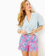 BUTTERCUP MID-RISE SHORT ROXIE PINK WAVE N SEA
