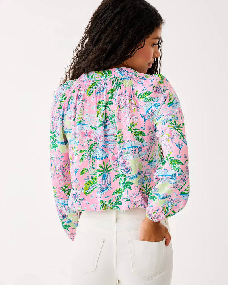 ELSA TOP CONCH SHELL PINK SUNNY DEE