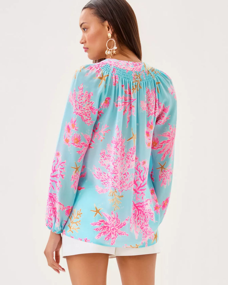ELSA TOP MULTI ROYAL CORAL