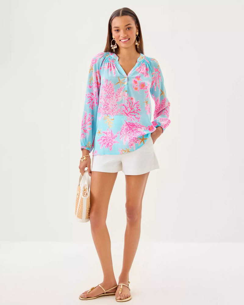 ELSA TOP MULTI ROYAL CORAL