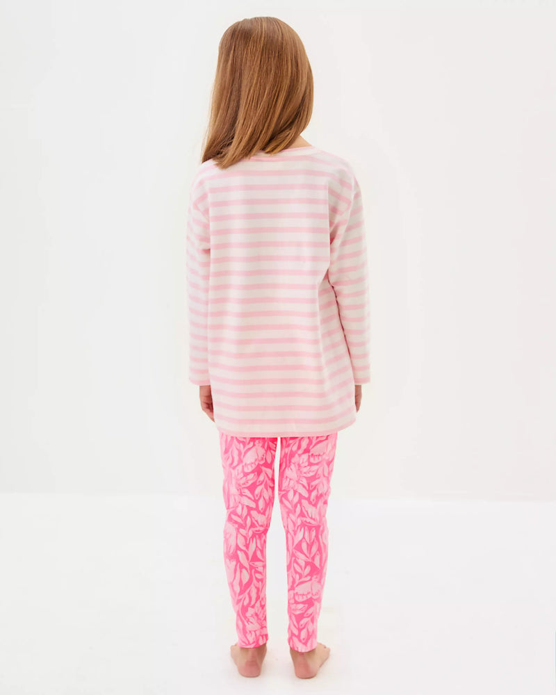 GIRLS MAIA LEGGING ROUSSEAU PINK TULIP TO TANGO