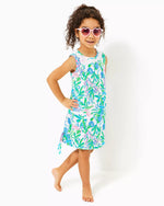GIRLS LITTLE LILLY CLASSIC SHIF RESORT WHITE JUST A PINCH