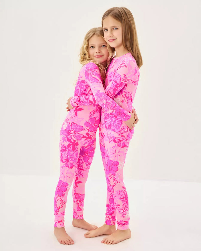 GIRLS SAMMY PAJAMA SET PARIGI PINK SUPPORTING SQUAD