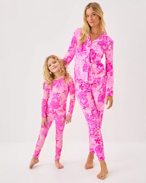 GIRLS SAMMY PAJAMA SET PARIGI PINK SUPPORTING SQUAD