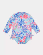 IDELLA INFANT SWIMSUIT UP50+ MULTI ELEPHANT SPLASH