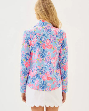 LEONA UPF 50+ ZIP-UP MULTI ELEPHANT SPLASH