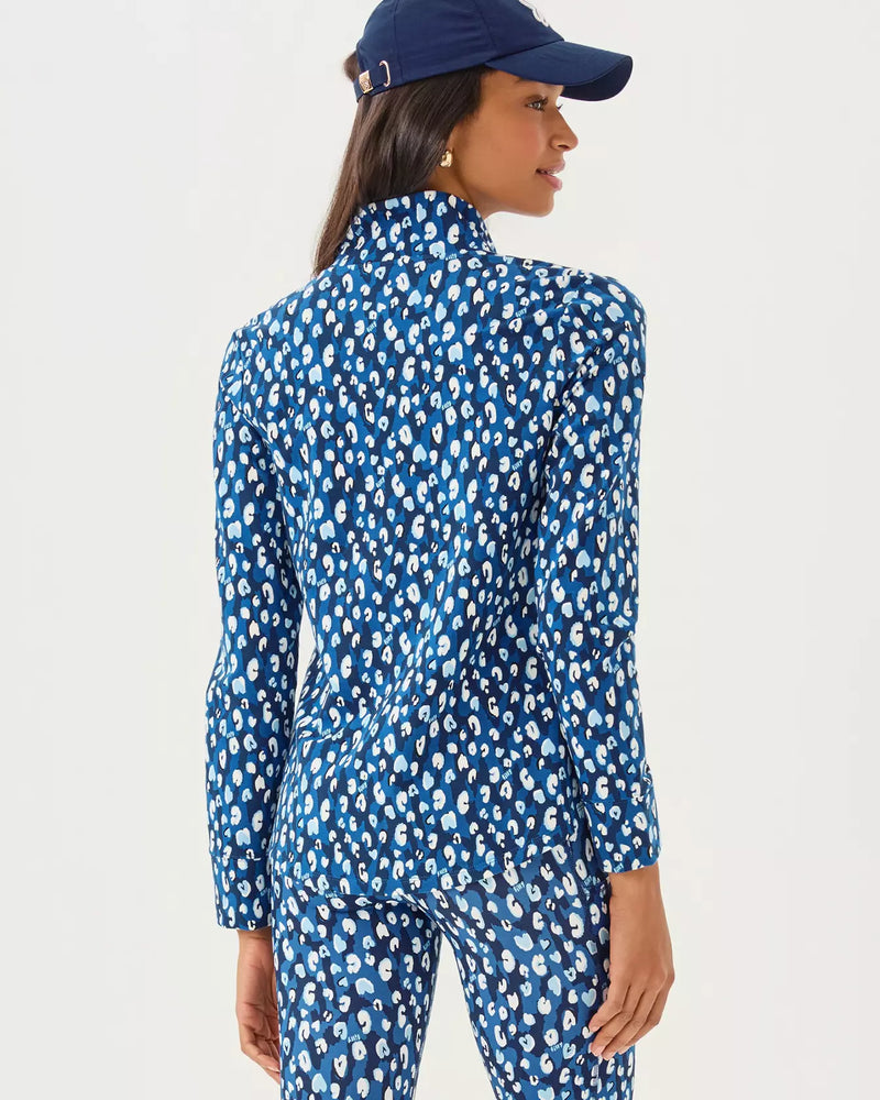 LEONA UPF 50+ ZIP-UP STARLIGHT NAVY YOURE AN ANIMAL