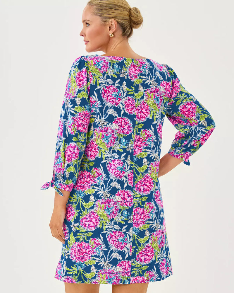 CATH 3/4 SLEEVE DRESS MULTI DAHLIA LICIOUS