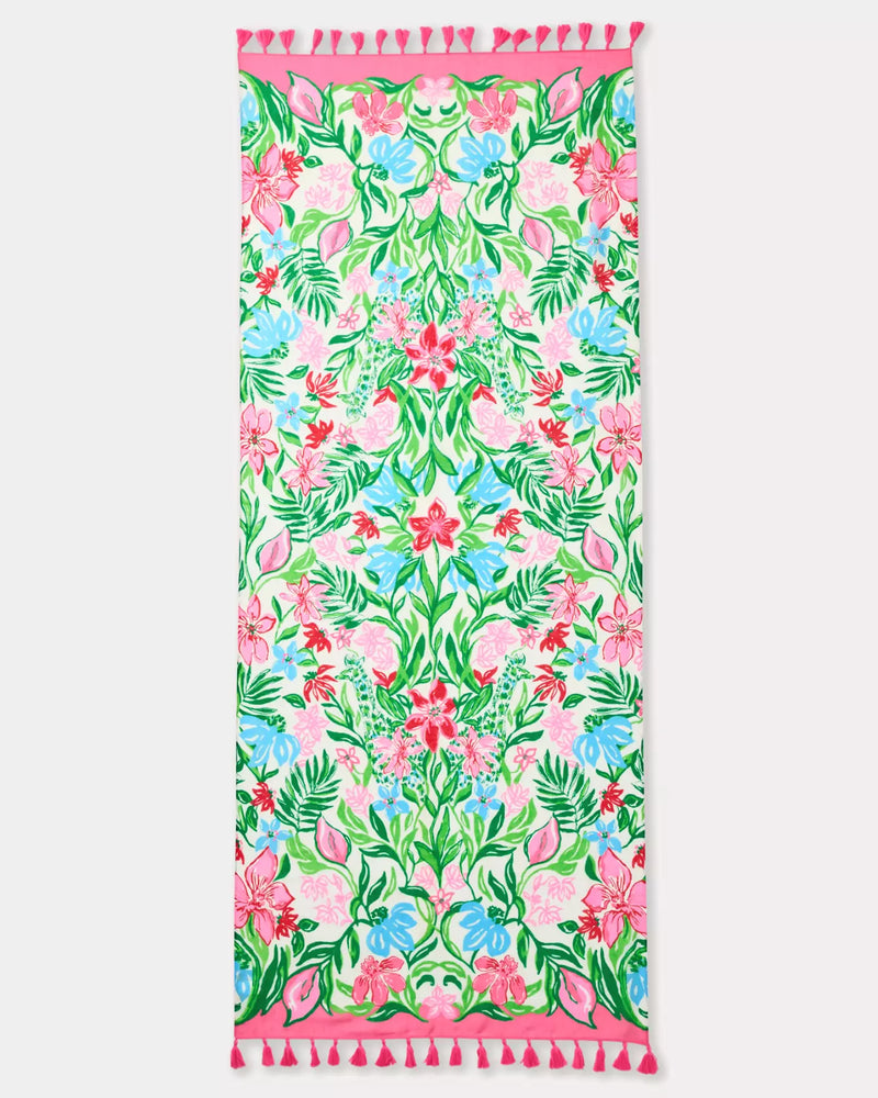 RESORT SCARF MULTI GLOWING GARDENS ENGINEERED