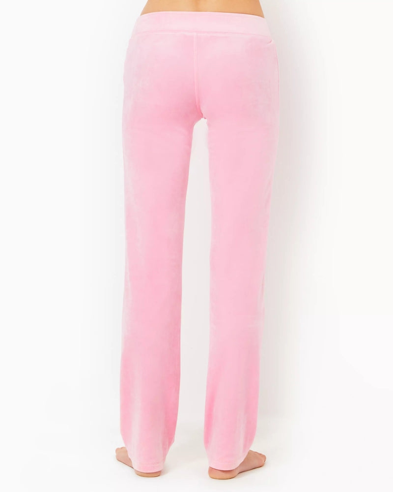 DORSEY VELOUR PANT CONCH SHELL PINK