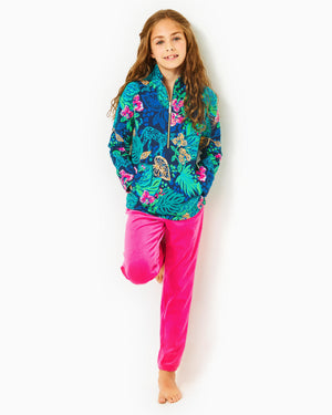 GIRLS LITTLE SKIPPER POPOVER LOW TIDE NAVY LIFE OF THE PARTY