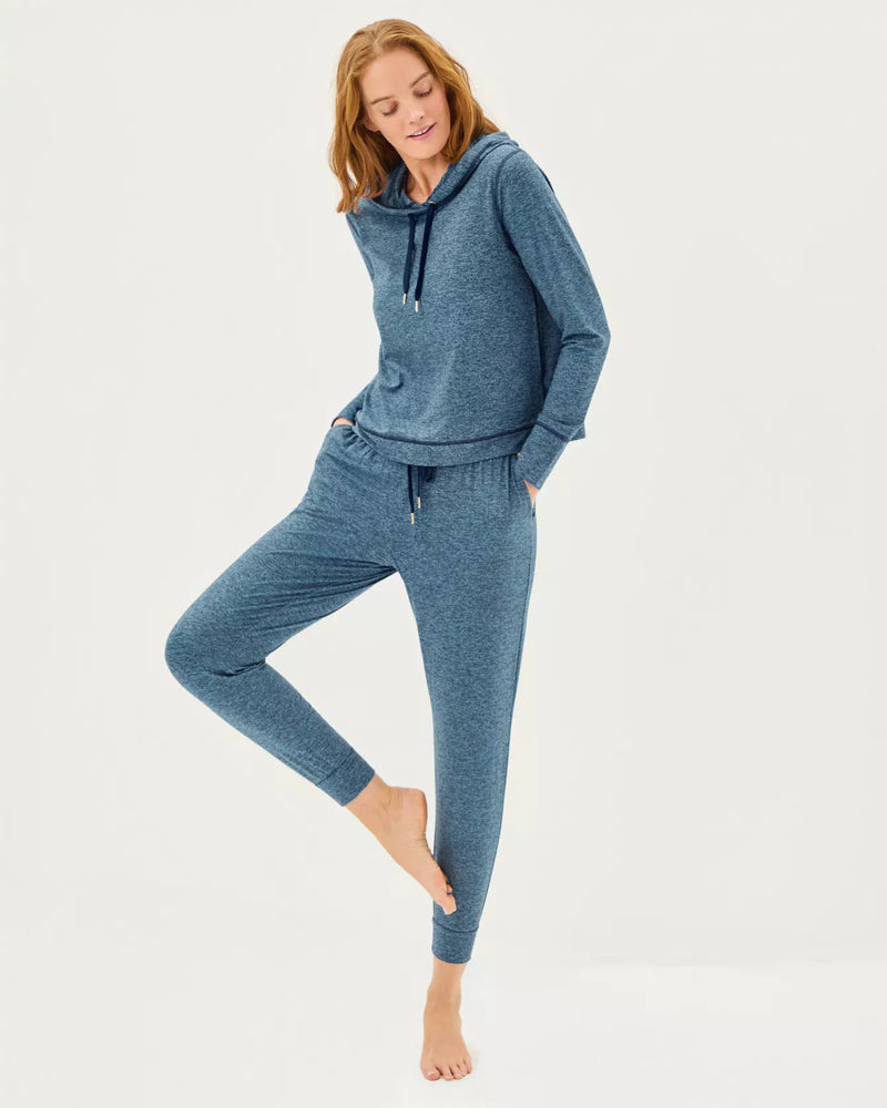 LILLABETH UPF 50+ PANT LOW TIDE NAVY X TANGIER TEAL