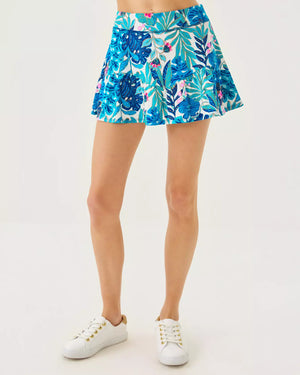 TEENA SKORT UPF 50+ BREEZY AQUA BEST FRONDS FOREVER