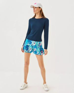 TEENA SKORT UPF 50+ BREEZY AQUA BEST FRONDS FOREVER