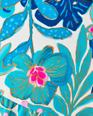 TEENA SKORT UPF 50+ BREEZY AQUA BEST FRONDS FOREVER