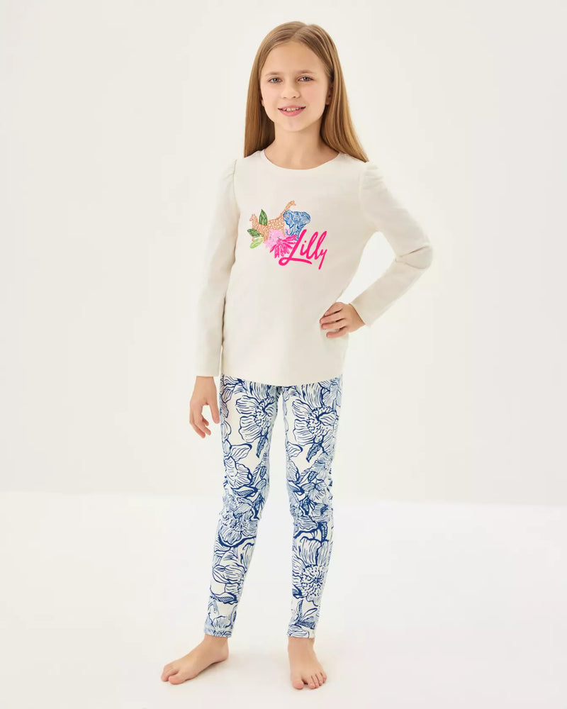 GIRLS MINI WEEKENDER LEGGING UP COCONUT UNFORGETTABLE