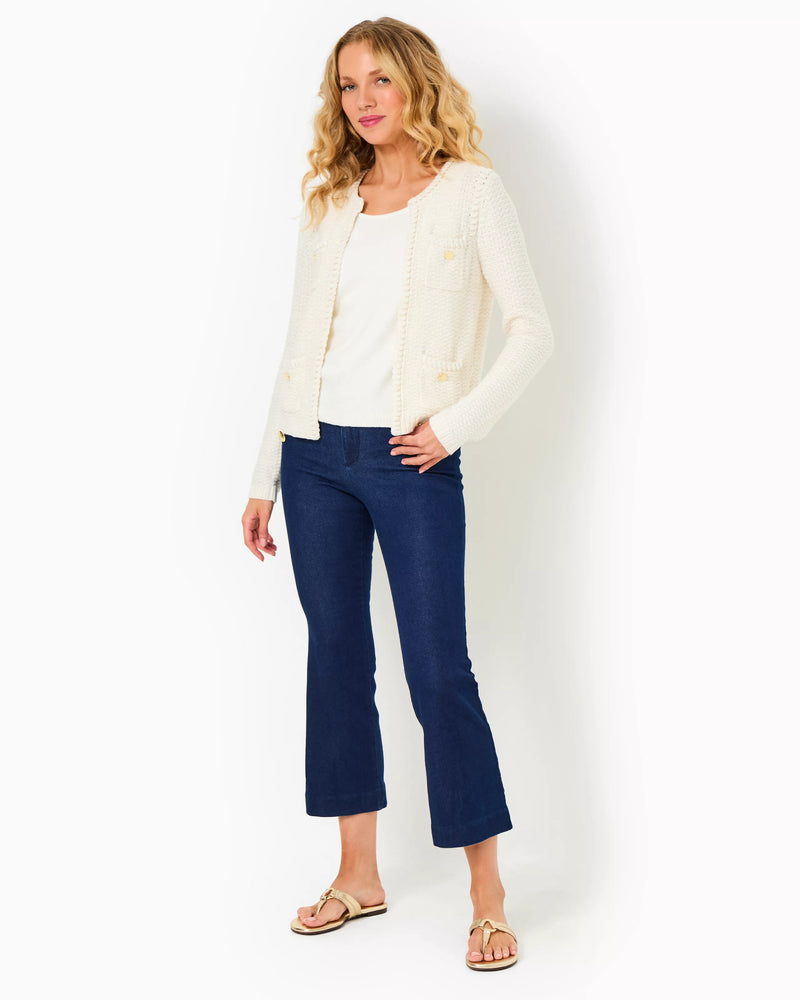 KENTON CARDIGAN COCONUT METALLIC