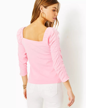SIRAH KNIT TOP CONCH SHELL PINK