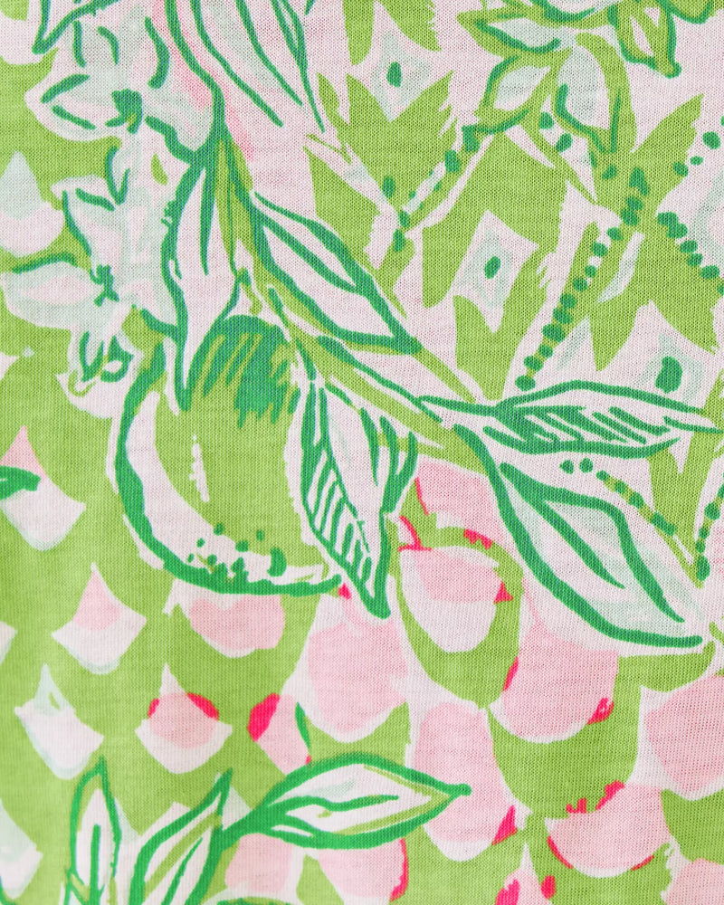 MEREDITH TEE FAUNA GREEN LIME FEELING GOOD