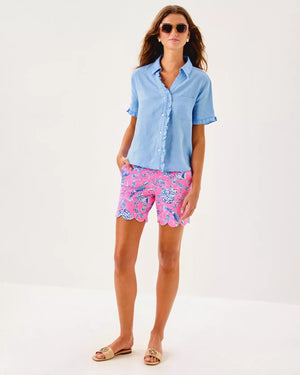 REGGIE KNIT SHORT ROUSSEAU PINK BAREFOOT BEACHCOMBERS
