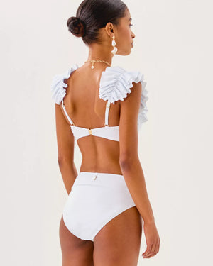 STEVIEKATE BIKINI TOP RESORT WHITE