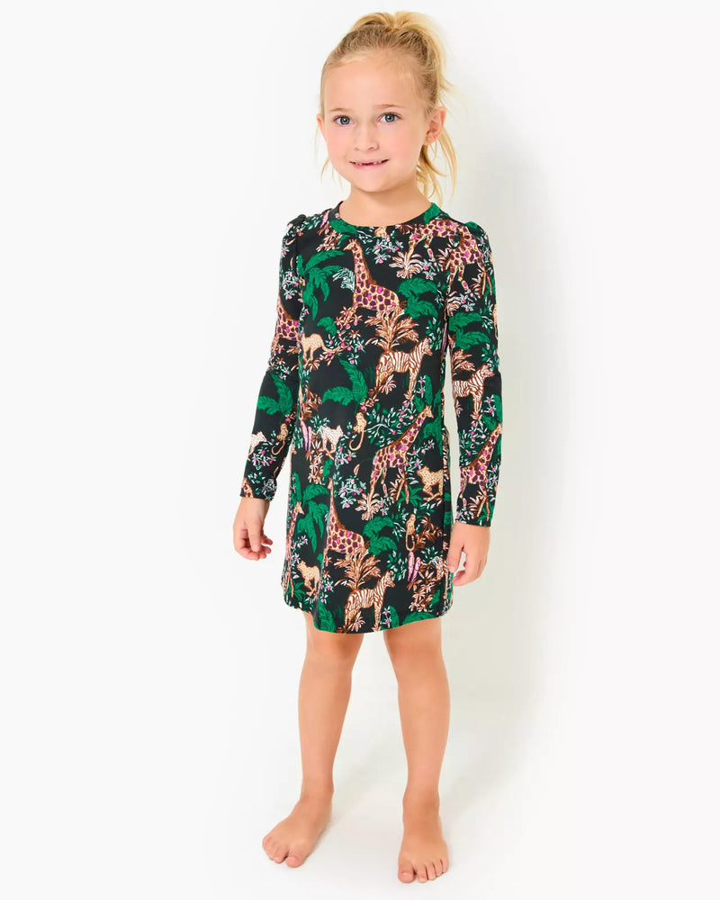 GIRLS MINI JANSEN DRESS MULTI DANCING IN THE MOONLIGHT