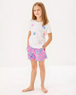 MINI RALLY TEE MULTI COOL AS SHELL EMBROIDERY