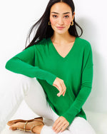BEDFORD CASHMERE SWEATER KELLY GREEN