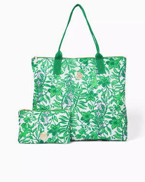 PIPER PACKABLE TOTE FIDDLE LEAF GREEN LIL ESCAPE PLAN