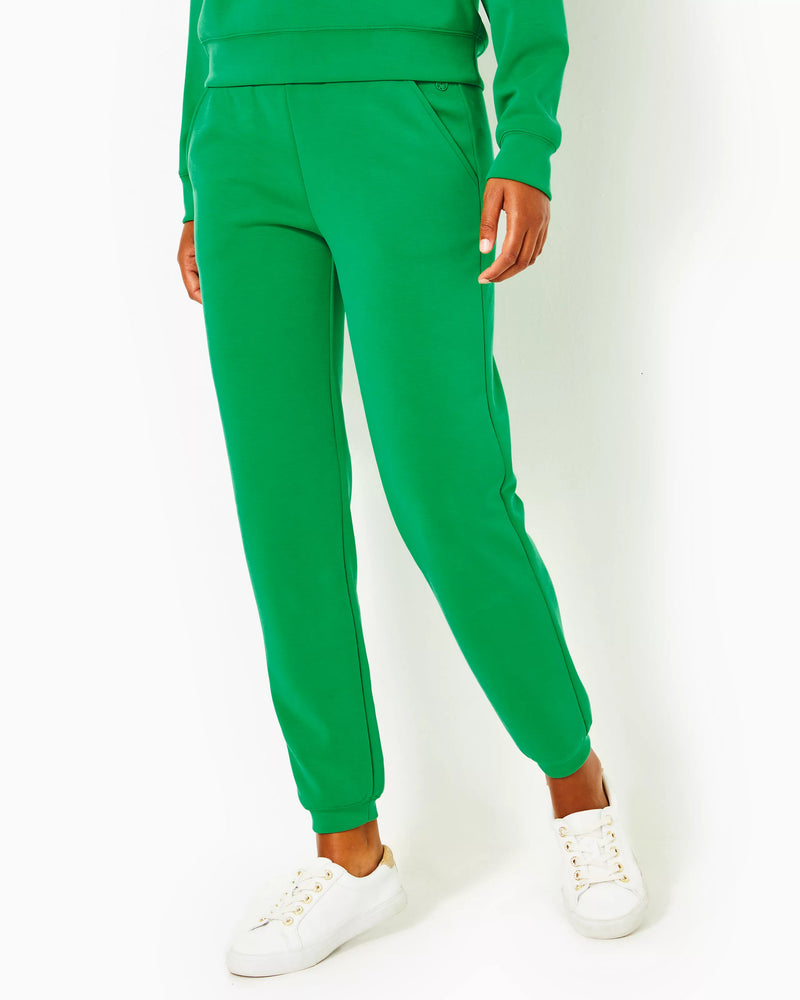
            
                Load image into Gallery viewer, AVEENA UPF 50+ KNIT PANT KELLY GREEN
            
        