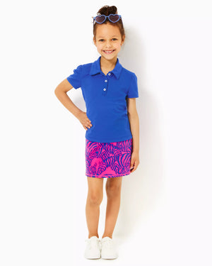 GIRLS MINI MARYANA SKORT UPF 50 PASSION FRUIT PINK WILD NIGHTS