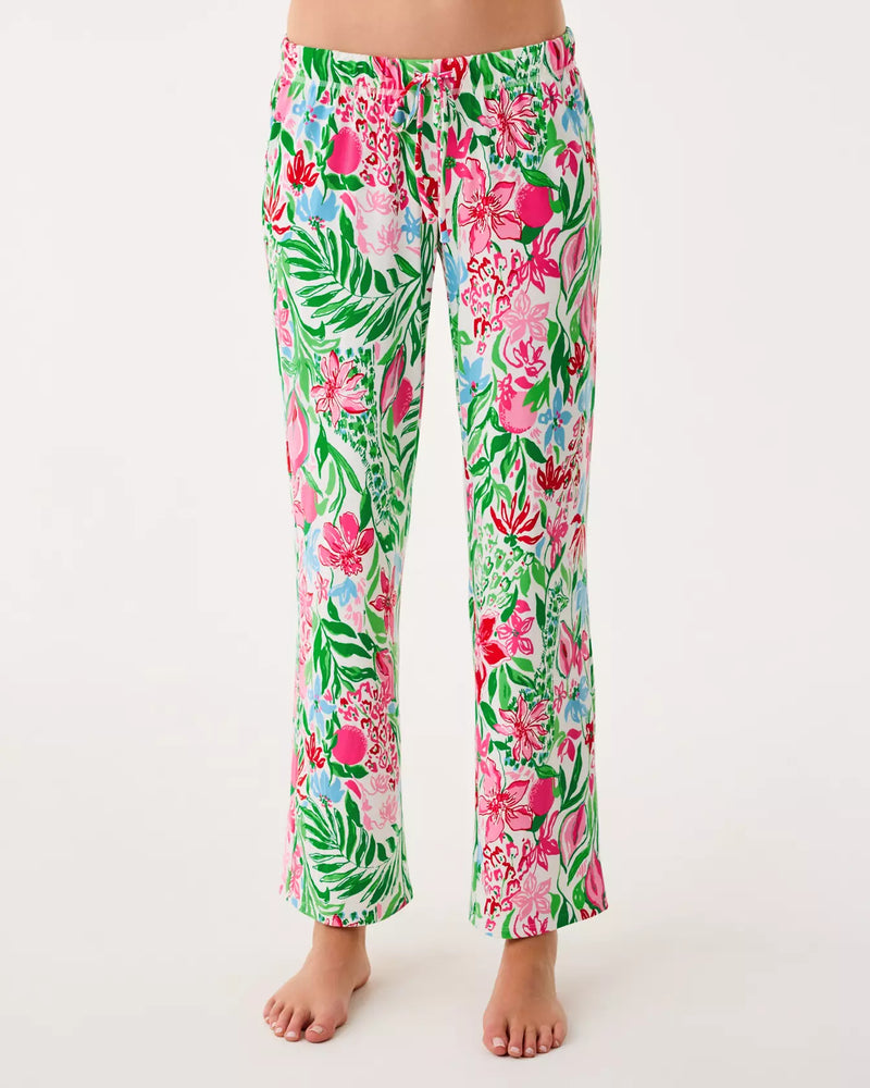 PJ KNIT PANT MULTI GLOWING GARDENS