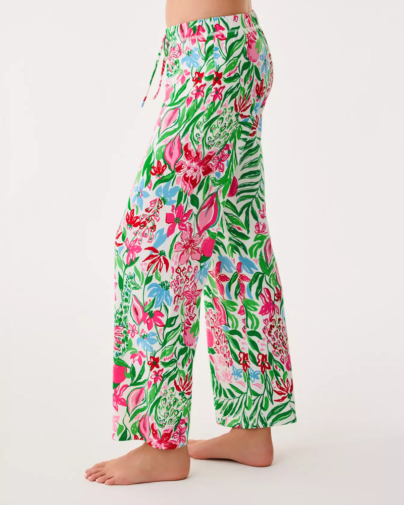 PJ KNIT PANT MULTI GLOWING GARDENS