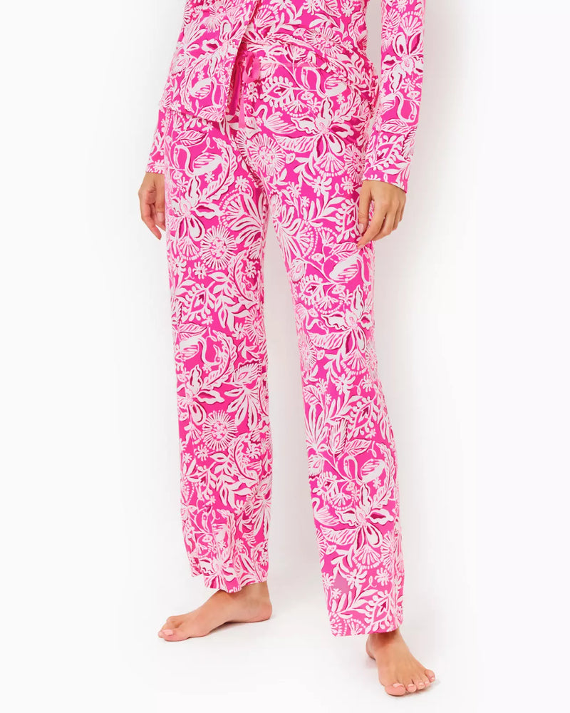 PJ KNIT PANT PASSION FRUIT PINK ABSOLUTELY FLAMAZING