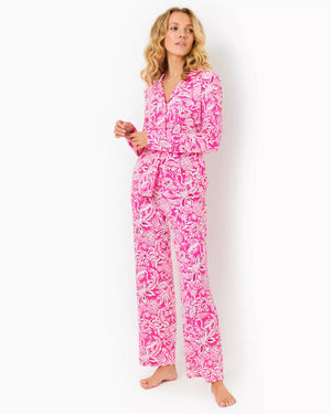 PJ KNIT PANT PASSION FRUIT PINK ABSOLUTELY FLAMAZING