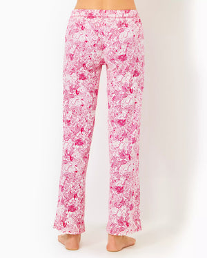 PJ KNIT PANT RASPBERRY ROUGE ANIMAL MAGNETISM