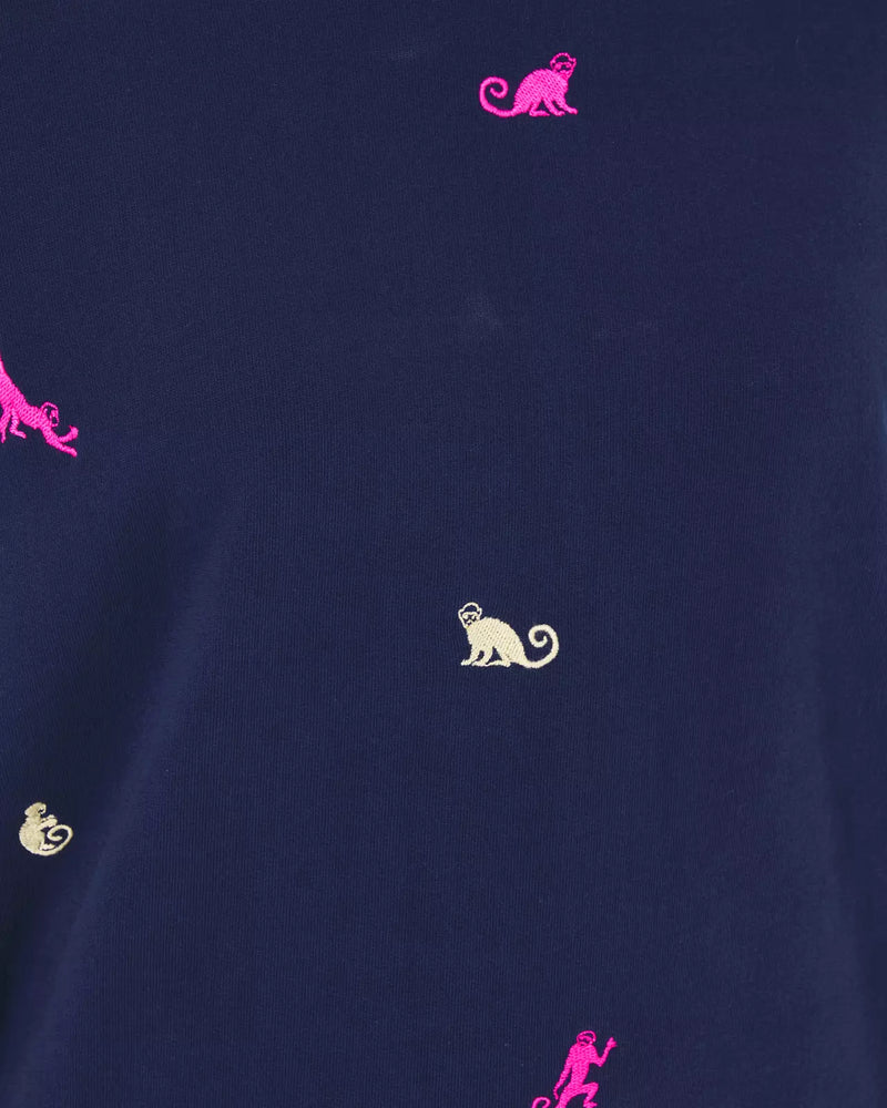 BALLAD LONG SLEEVE SWEATSHIRT LOW TIDE NAVY MONKEY HALF DROP