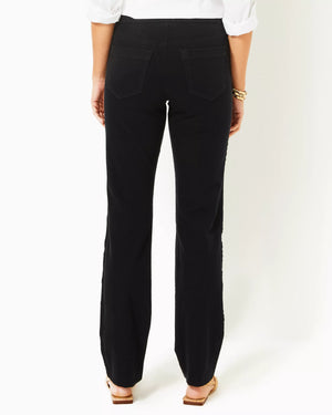 DECLYNN HIGH RISE STRAIGHT LEG PANT NOIR