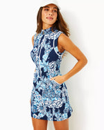 KATHY DRESS UPF 50+ LOW TIDE NAVY BOUQUET ALL DAY GOLF