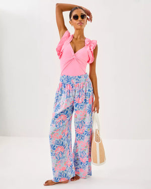 ENZO PANT COVERUP MULTI ELEPHANT SPLASH