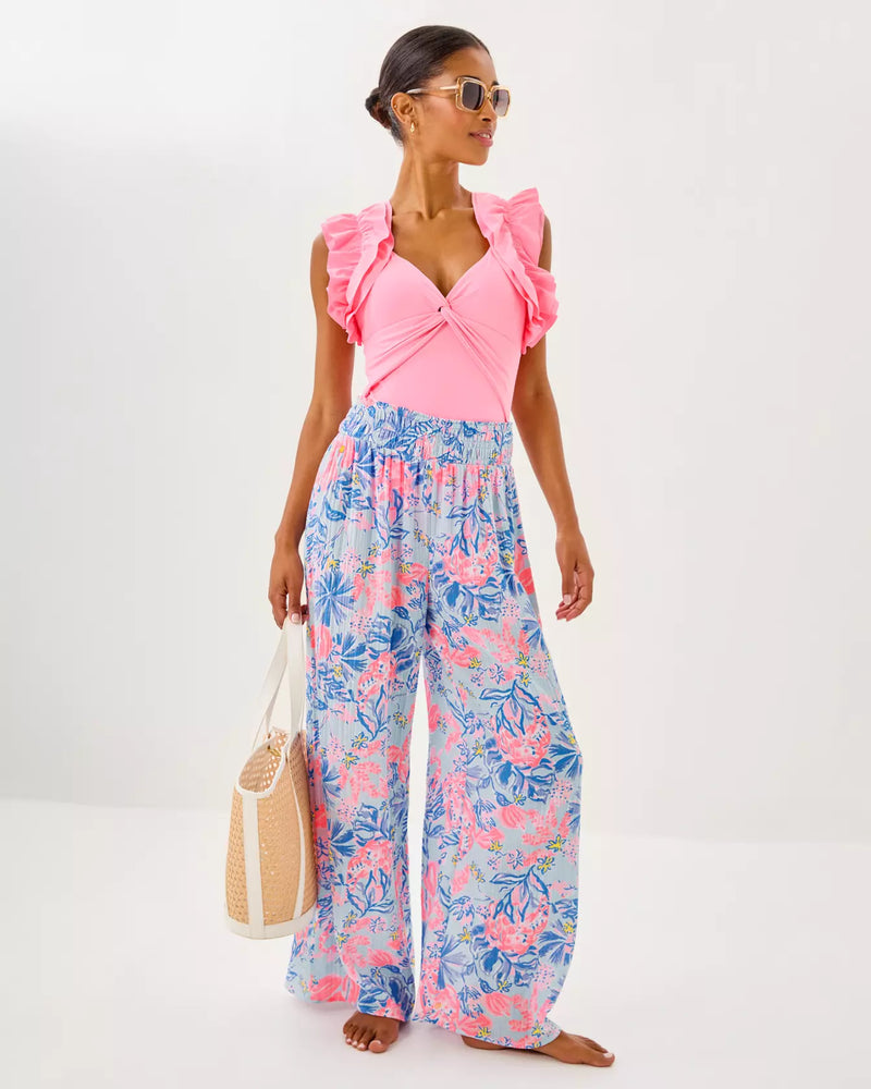 ENZO PANT COVERUP MULTI ELEPHANT SPLASH