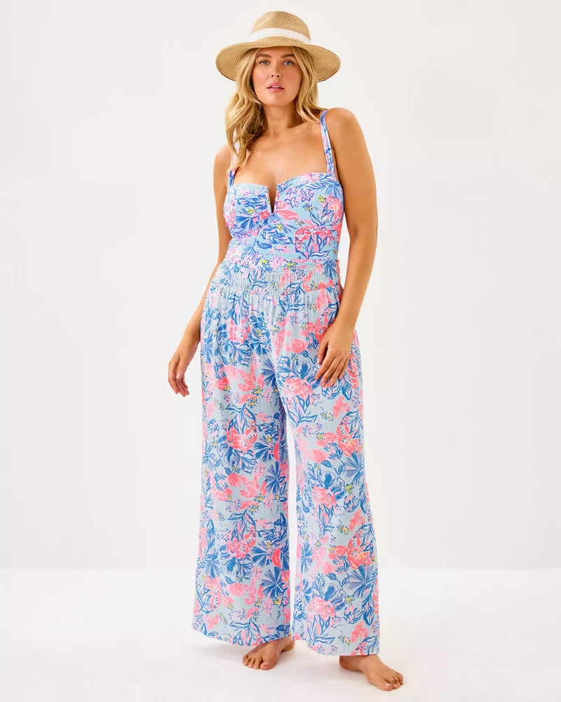 ENZO PANT COVERUP MULTI ELEPHANT SPLASH