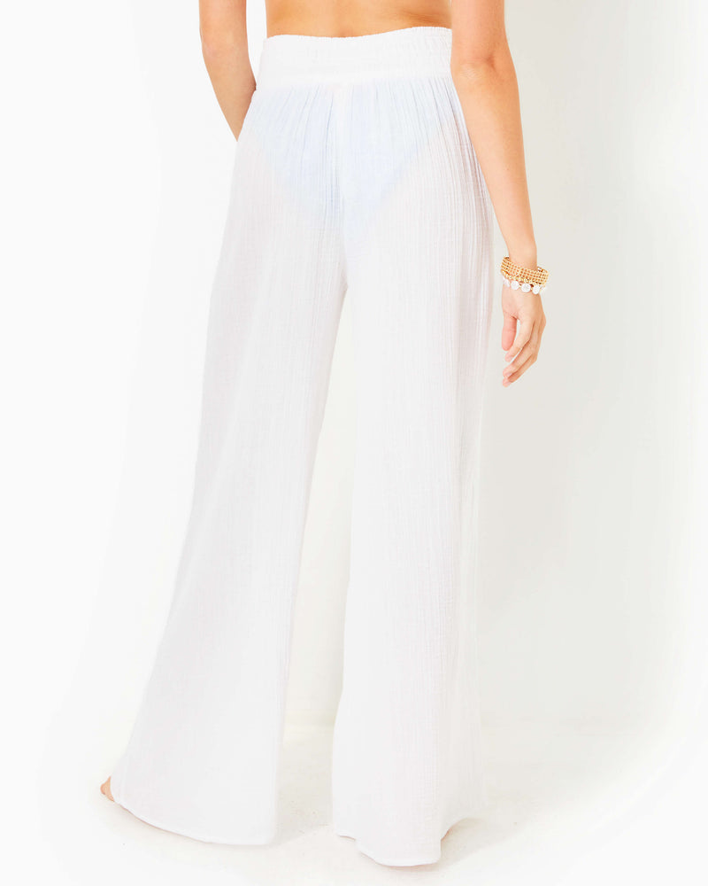 
            
                Load image into Gallery viewer, ENZO PANT COVERUP RESORT WHITE
            
        