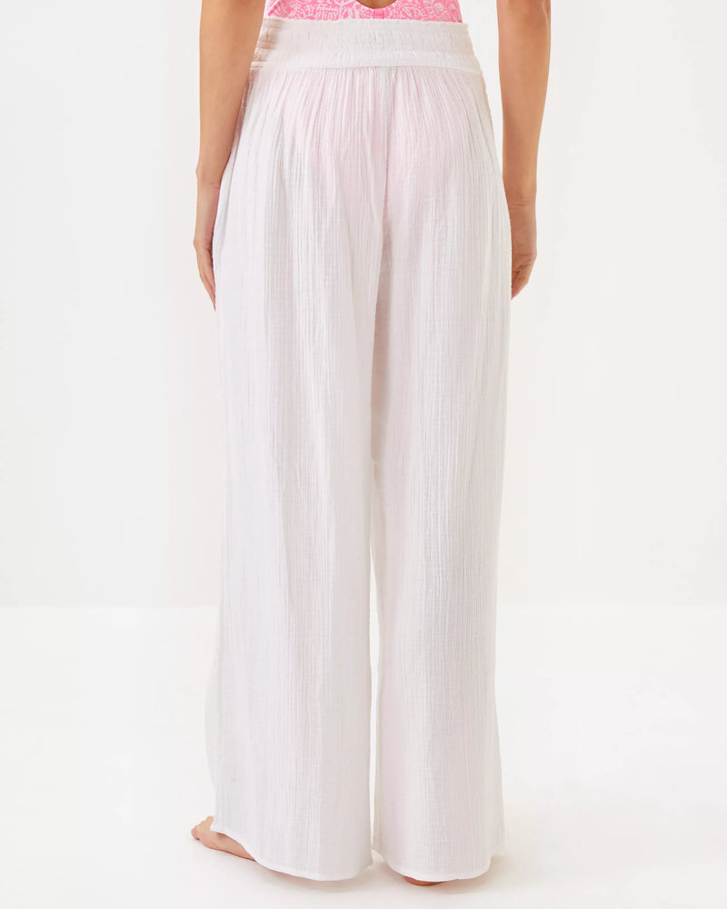 ENZO PANT COVERUP RESORT WHITE