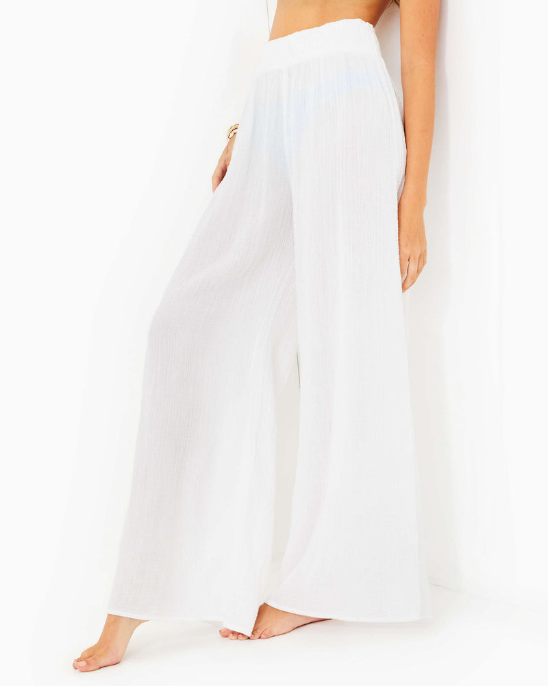 
            
                Load image into Gallery viewer, ENZO PANT COVERUP RESORT WHITE
            
        
