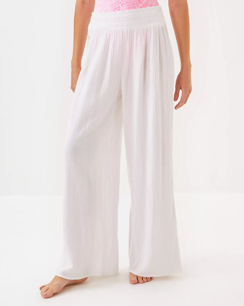 ENZO PANT COVERUP RESORT WHITE