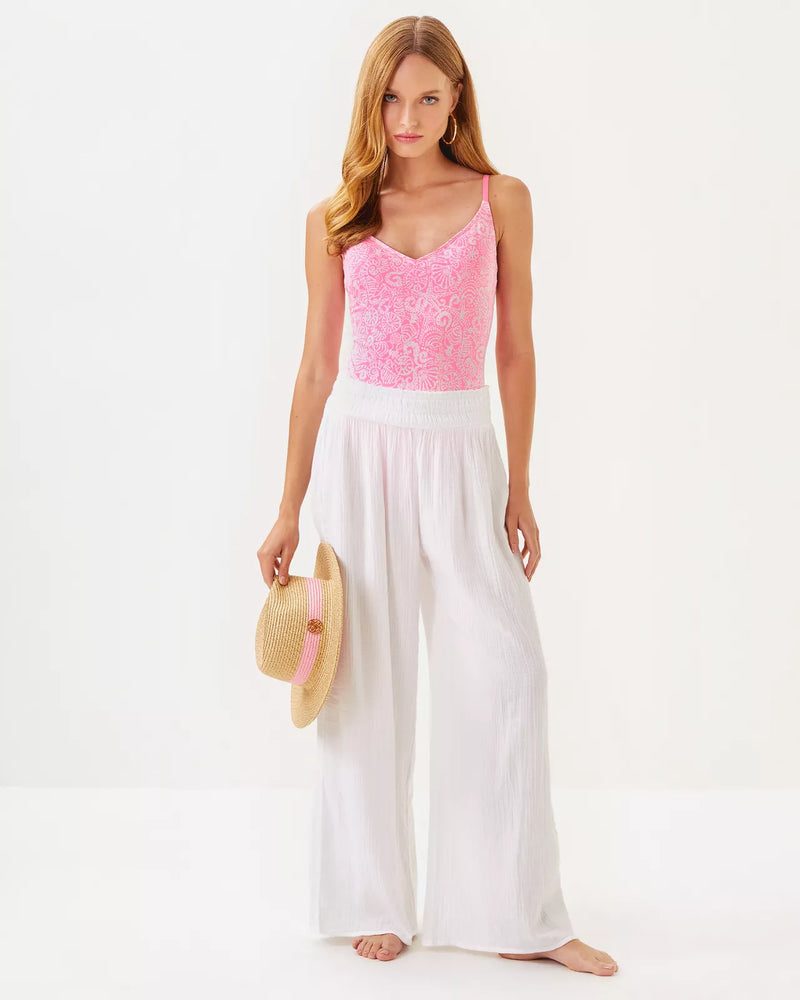 ENZO PANT COVERUP RESORT WHITE