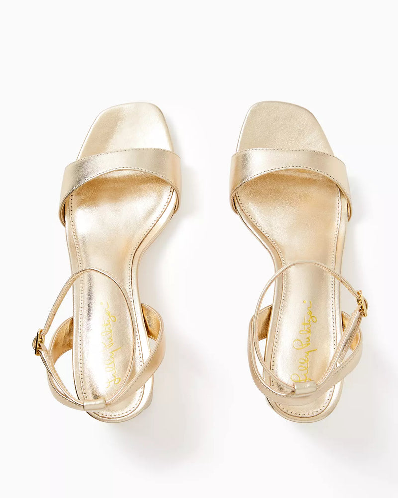 
            
                Load image into Gallery viewer, CHERIE SANDAL GOLD METALLIC
            
        