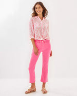 ANNET HIGH RISE CROP FLARE ROUSSEAU PINK