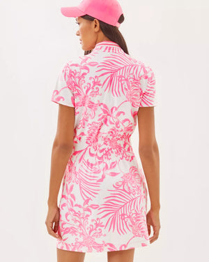 LOVE ACTIVE DRESS UPF 50+ ROUSSEAU PINK GLISTEN IN THE SUN